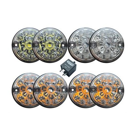 clear lens led light kit - wipac for defender and series Wipac - 1