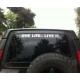 Sticker ONE LIFE LIVE IT - GREEN Best of LAND - 1