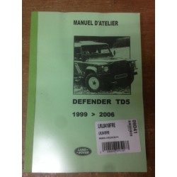 Defender Td5 mechanic book in French