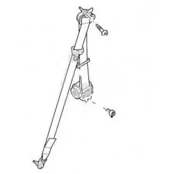 Ceinture de sécurité noire côté droit de Range Rover Sport