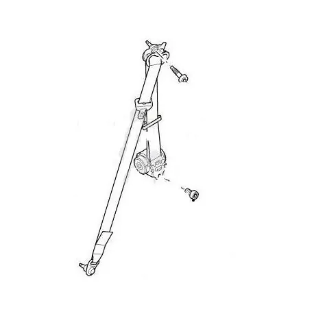 Ceinture de sécurité noire côté droit de Range Rover Sport