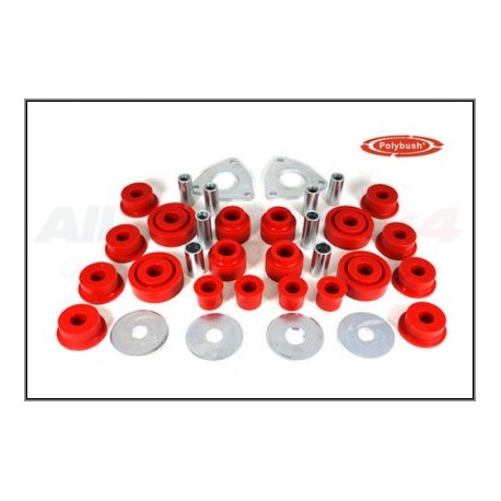 POLYBUSH PERFORMANCE RED FOR DEFENDER (1994-2001), DISCOVERY 1and RANGE CLASSIC Polybush - 1