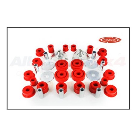 KIT POLYBUSH PERFORMANCE ROUGE DEFENDER A PARTIR DE 2002 Polybush - 1