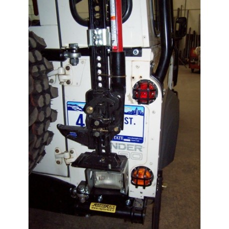 Hi-lift holder for Raptor spare wheel carrier Raptor 4x4 - 1