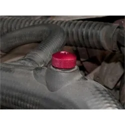 TD5 bleed screw red Britpart - 2