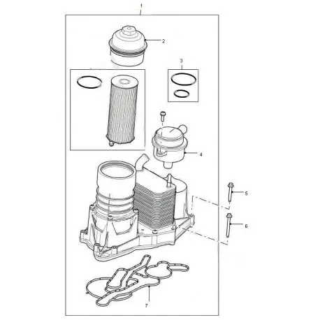 RANGE ROVER L322 and RRS 3.6 TDV8 oil separator - GENUINE