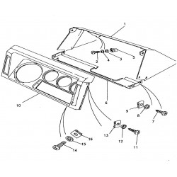 DEFENDER panel instrument screw