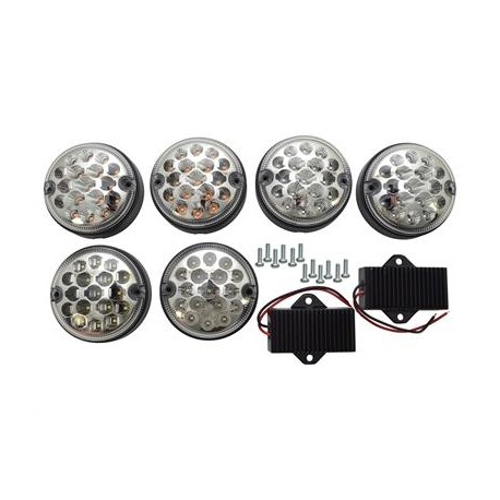 Nas cristal leds rear ligths for Defender Wipac - 1