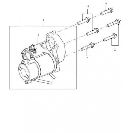 Démarreur pour FREELANDER 2 2.2 TD4 boîte manuelle jusqu'à 2009 inclus Land Rover Genuine - 1
