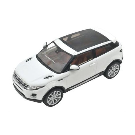 Miniature RANGE ROVER EVOQUE blanc 3 portes - 1/43e Britpart - 1