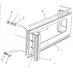 DEFENDER 90 hard top to body side seal waist