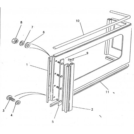 Joint d'étanchéité entre hard top et caisse pour DEFENDER 90 OEM - 1