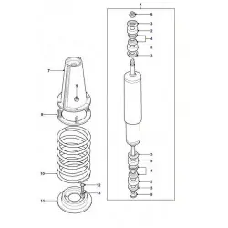 DEFENDER 90/110/130 TD4 front shock absorber - GENUINE Land Rover Genuine - 2