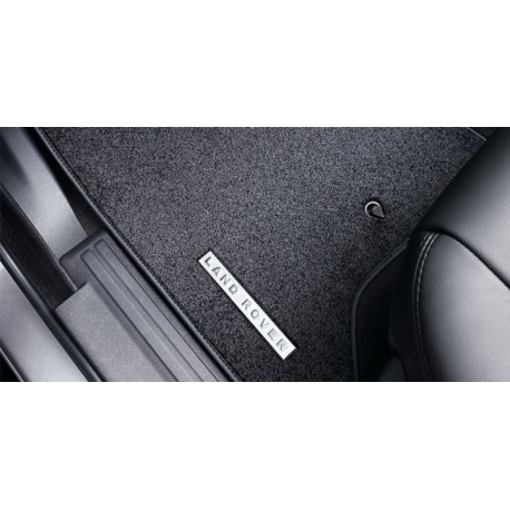 DISCOVERY 4 premium carpet mat set - Black Land Rover Genuine - 1