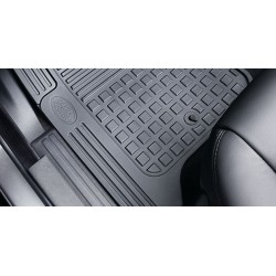 DISCOVERY 4 rubber mat set - Black 2013 onwards Land Rover Genuine - 1