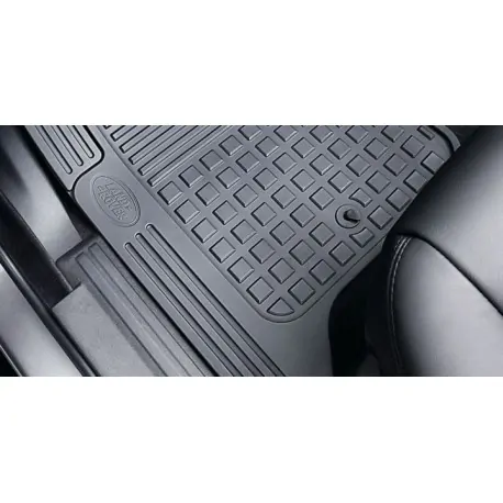 DISCOVERY 4 rubber mat set - Black 2013 onwards