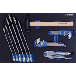 Complete pro tool trolley 176 pieces - KING TONY King Tony - 1