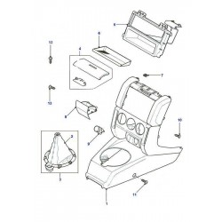 Freelander 1 Gear Lever Gaiter - Black - Automatic Transmission - LHD Land Rover Genuine - 1