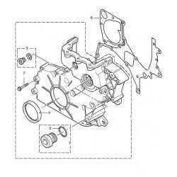 Joint spi avant de vilebrequin pour RANGE ROVER L322 3.0 TD6 et FREELANDER 1 TD4 - CORTECO Corteco - 2