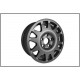 DAKAR wheel matt black for DISCOVERY 2 and RANGE ROVER P38 Terrafirma4x4 - 1