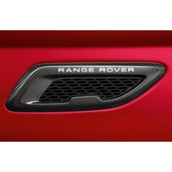 RANGE ROVER EVOQUE carbon fibre bonnet vents - GENUINE Land Rover Genuine - 1