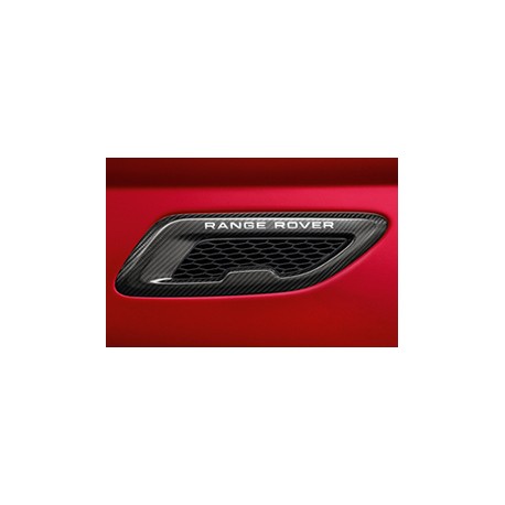 RANGE ROVER EVOQUE carbon fibre bonnet vents - GENUINE Land Rover Genuine - 1