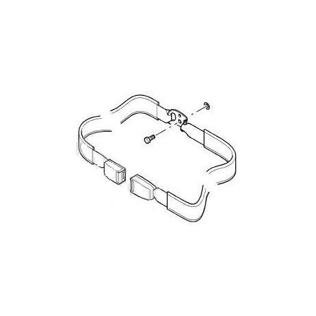 Ceinture de sécurité arrière double pour DEFENDER 110 SW OEM - 1