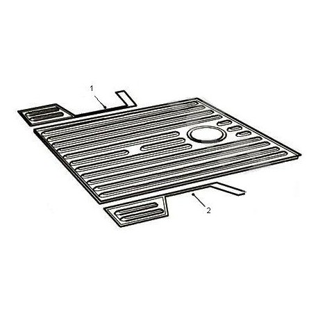 DISCOVERY 1 boot floor side panel RH Britpart - 1