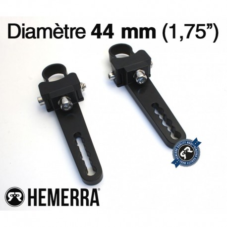 Fixations pour tube 44 mm pour barre à leds HEMERRA Hemerra - 1