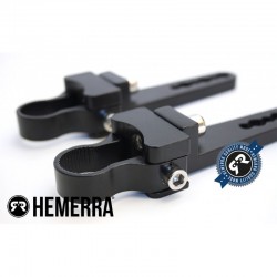 Fixations pour tube 76 mm pour barre à leds HEMERRA Hemerra - 1