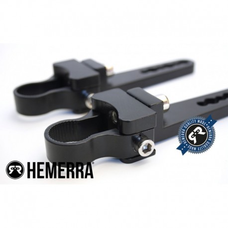 Fixations for tube 76 mm for leds bar - HEMERRA Hemerra - 1
