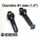 Fixations pour tube 41 mm pour barre à leds HEMERRA Hemerra - 2