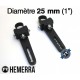 Fixations for tube 25 mm for leds bar - HEMERRA Hemerra - 2