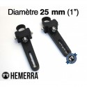 Fixations for tube 25 mm for leds bar - HEMERRA