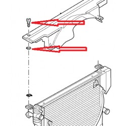 Vis quart de tour cache radiateur TD5 Land Rover Genuine - 1