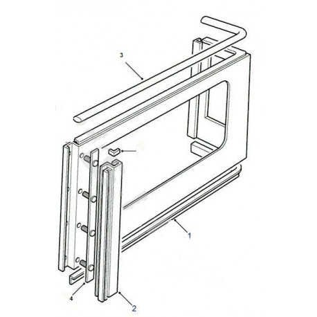 land rover joint de pare brise defender 90, 110, 130