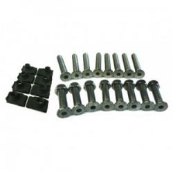 DEFENDER front doors stainless steel bolt kit Britpart - 1