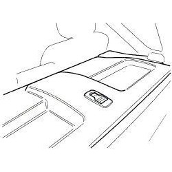 loadspace cover FREELANDER 1 3 doors black Land Rover Genuine - 1