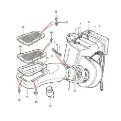 DEFENDER heater duct seal - LHD N2