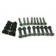 DEFENDER TD4 PUMA front doors stainless steel bolt kit Britpart - 1