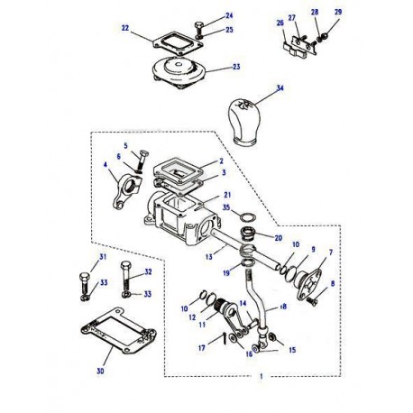 Crank arm for transfer box LT230 Britpart - 1