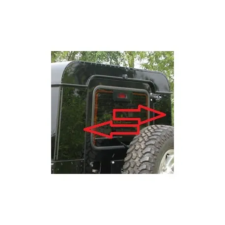 Panoramic rear quarter lights Defender