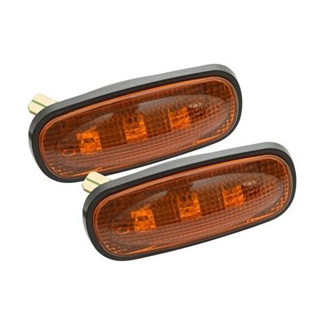 Paire de répétiteurs latéraux à leds pour DEFENDER - Orange Britpart - 1