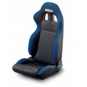 DEFENDER SPARCO seat - black/blue fabric