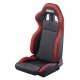 DEFENDER SPARCO seat - black/red fabric Sparco - 1