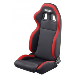 Siège SPARCO R100 pour DEFENDER - Tissu noir/rouge Sparco - 1