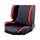 DEFENDER SPARCO seat - black/red fabric Sparco - 2