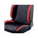 Siège SPARCO R100 pour DEFENDER - Tissu noir/rouge Sparco - 2