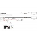 Kit cablage pour deux barres à leds LAZER - Série ST
