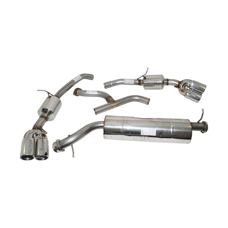 RANGE ROVER P38 4.0/4.6 stainless steel sport exhaust system with twin tailpipe Double 'S' exhaust - 1